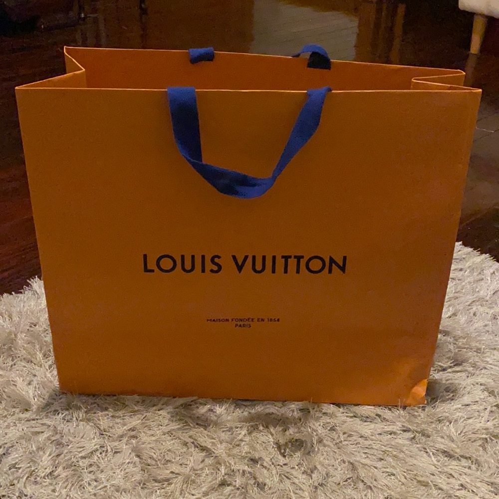 Louis Vuitton Store shopping bag Authentic 16” x 14”